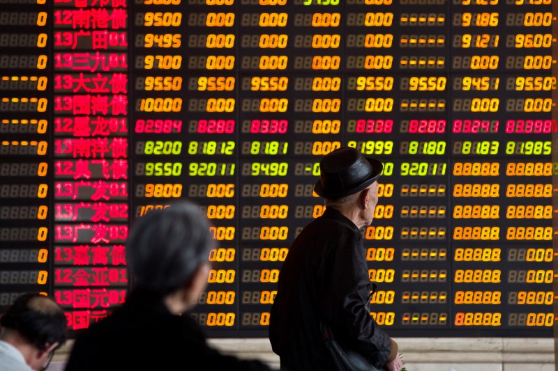 Шанхайские акции закрылись снижением на сегодняшних торгах