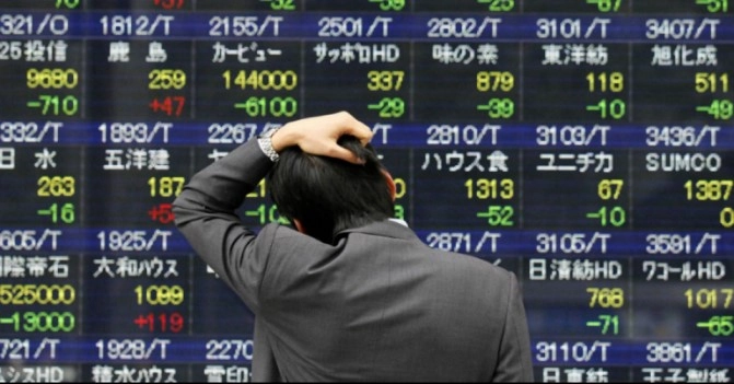 Падение фондовых индексов в Гонконге